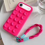 Capa de telemóvel simples em silicone com ventosa e cordão, Para iPhone 17 Pro Max, Para iPhone 17 Pro, Para iPhone 17, Para iPhone Air, Para iPhone 16 Pro Max, Para iPhone 16 Pro, Para iPhone 16 Plus, Para iPhone 16