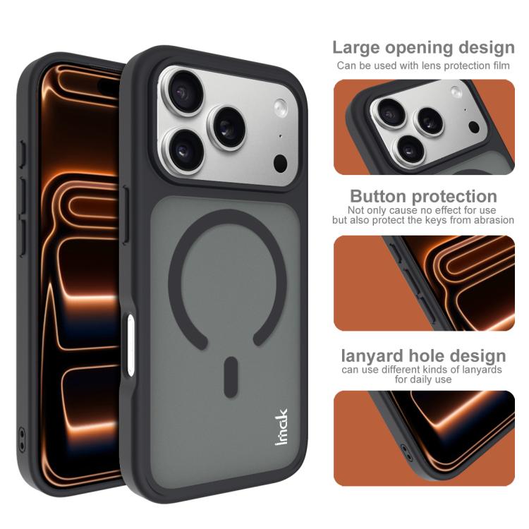 Capa de telemóvel magnética resistente a choques imak série UX-9C em PC + TPU, Para iPhone 17 Pro Max, Para iPhone 17 Pro