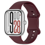 xDfind Solid Color Butterfly Buckle Silicone Watch Band, For Xiaomi Band 10 Pro / 9 Pro / Redmi Watch 6