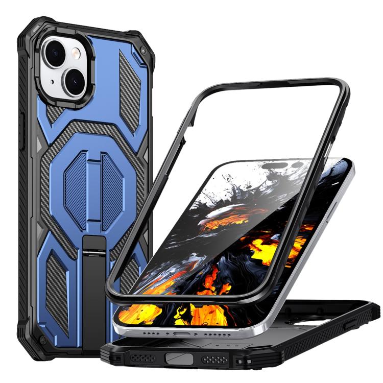 Capa para telemóvel anti-impactos com suporte metálico oculto magnético, Para iPhone 15 Pro Max, Para iPhone 15 Pro, Para iPhone 15 Plus / 14 Plus, Para iPhone 15, Para iPhone 14 / 13, Para iPhone 14 Pro, Para iPhone 14 Pro Max, Para iPhone 13 Pro Max