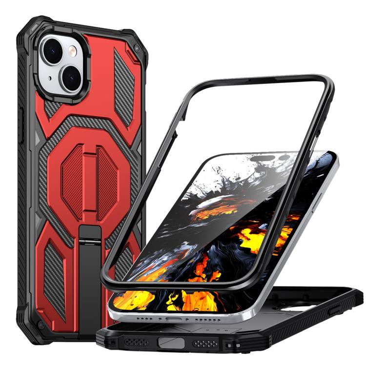 Capa para telemóvel anti-impactos com suporte metálico oculto magnético, Para iPhone 15 Pro Max, Para iPhone 15 Pro, Para iPhone 15 Plus / 14 Plus, Para iPhone 15, Para iPhone 14 / 13, Para iPhone 14 Pro, Para iPhone 14 Pro Max, Para iPhone 13 Pro Max