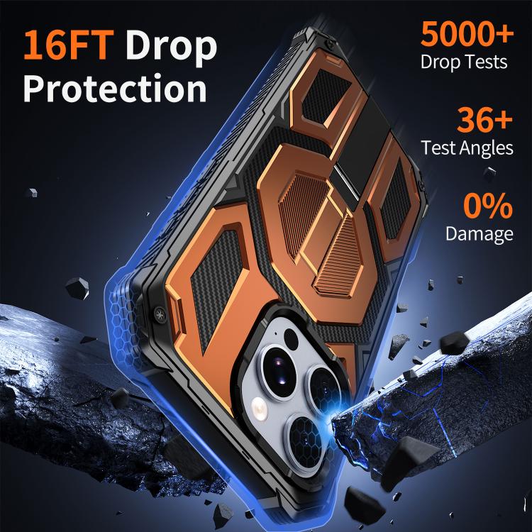 Capa para telemóvel anti-impactos com suporte metálico oculto magnético, Para iPhone 15 Pro Max, Para iPhone 15 Pro, Para iPhone 15 Plus / 14 Plus, Para iPhone 15, Para iPhone 14 / 13, Para iPhone 14 Pro, Para iPhone 14 Pro Max, Para iPhone 13 Pro Max