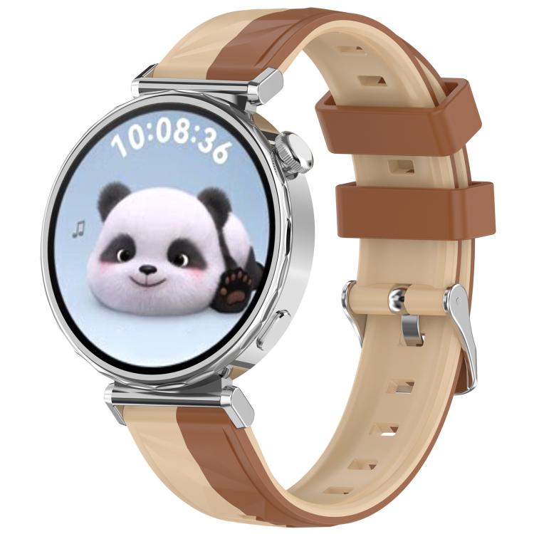 xDfind Ice Crystal Texture Two Color Silicone Watch Band, For Huawei Watch GT 6 / 5 / 4 41mm