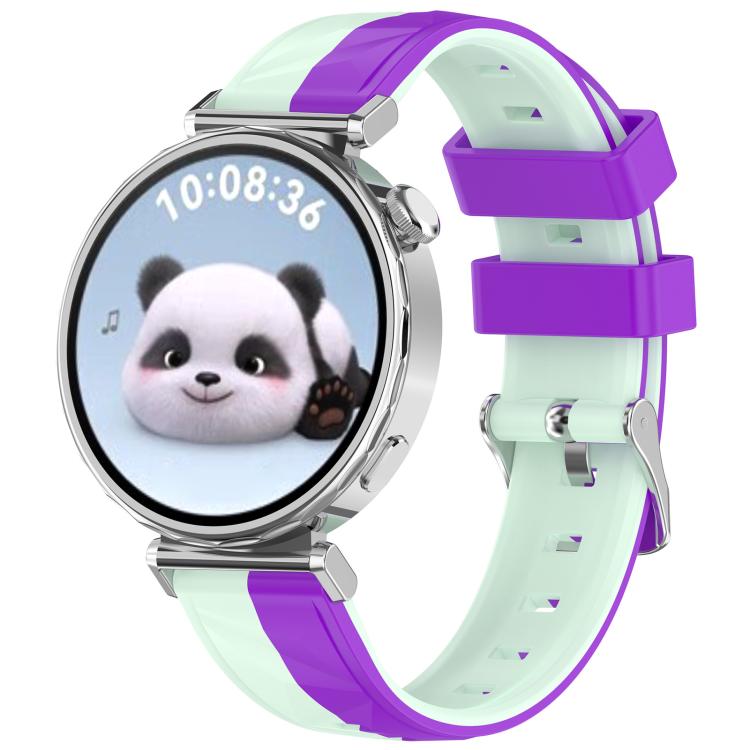 xDfind Ice Crystal Texture Two Color Silicone Watch Band, For Huawei Watch GT 6 / 5 / 4 41mm