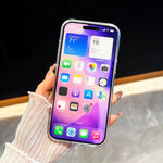 Capa de telemóvel com coração de amor IMD de dupla face com pedras brilhantes Flash, para iPhone 16 Pro Max, para iPhone 16 Pro, para iPhone 16 Plus, para iPhone 16, para iPhone 15 Pro Max