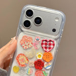 Epoxy Resin 3D Pattern Acrylic Transparent Phone Case, For iPhone 13 Pro Max, For iPhone 13 Pro, For iPhone 13, For iPhone 12, For iPhone 12 Pro Max, For iPhone 12 Pro, For iPhone 11