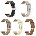 Pulseira de Relógio em Couro Vegano com Grão Fino Preto e Fivela Dourada Rosa xDfind, Para Apple Watch 42 / 44 / 45 / 46 / 49mm, Para Apple Watch 38 / 40 / 41 / S11 42mm