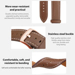 xDfind Rose Gold Buckle Black Shark Fine Grain Vegan Leather Watch Band, For Huawei Watch Fit4 Pro / Fit4 / Fit3