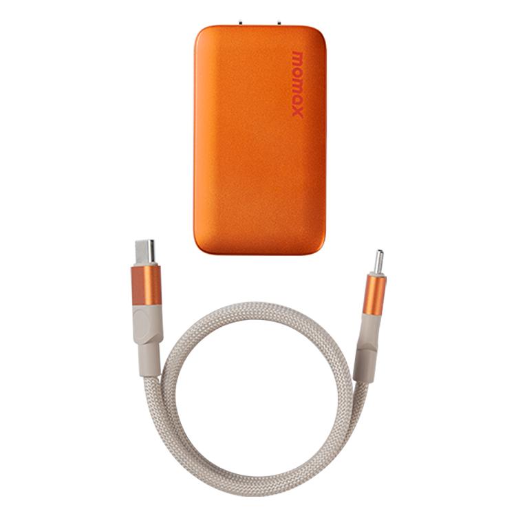 Kit de Carregador Rápido Silm GaN Ultra 45W 2-Portas MOMAX UM79 1-Carga, Ficha US