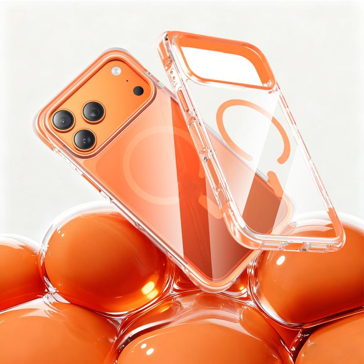 Capa de telemóvel magnética resistente a choques com airbag a vácuo em TPU + acrílico, Para iPhone 17 Pro Max, Para iPhone 17 Pro, Para iPhone 17