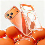 Capa de telemóvel magnética resistente a choques com airbag a vácuo em TPU + acrílico, Para iPhone 17 Pro Max, Para iPhone 17 Pro, Para iPhone 17