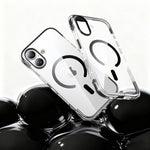 Capa de telemóvel magnética resistente a choques com airbag a vácuo em TPU + acrílico, Para iPhone 17 Pro Max, Para iPhone 17 Pro, Para iPhone 17