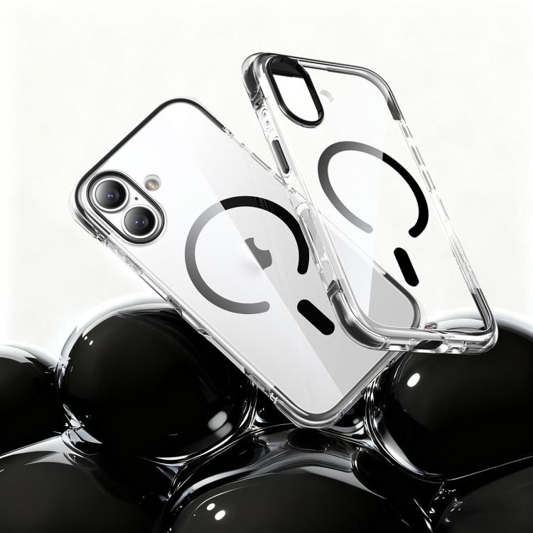 Capa de telemóvel magnética resistente a choques com airbag a vácuo em TPU + acrílico, Para iPhone 17 Pro Max, Para iPhone 17 Pro, Para iPhone 17