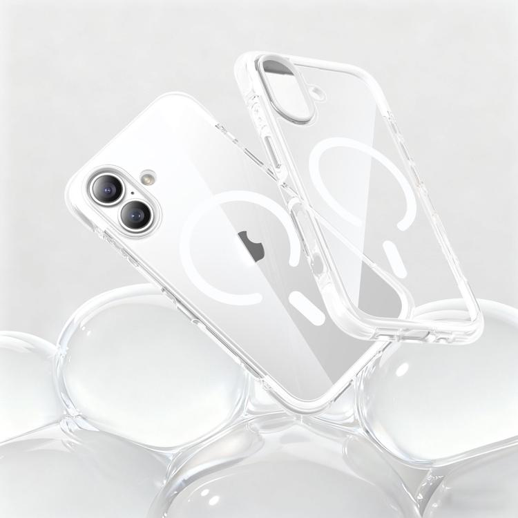 Capa de telemóvel magnética resistente a choques com airbag a vácuo em TPU + acrílico, Para iPhone 17 Pro Max, Para iPhone 17 Pro, Para iPhone 17