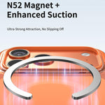 Capa de telemóvel magnética resistente a choques com airbag a vácuo em TPU + acrílico, Para iPhone 17 Pro Max, Para iPhone 17 Pro, Para iPhone 17