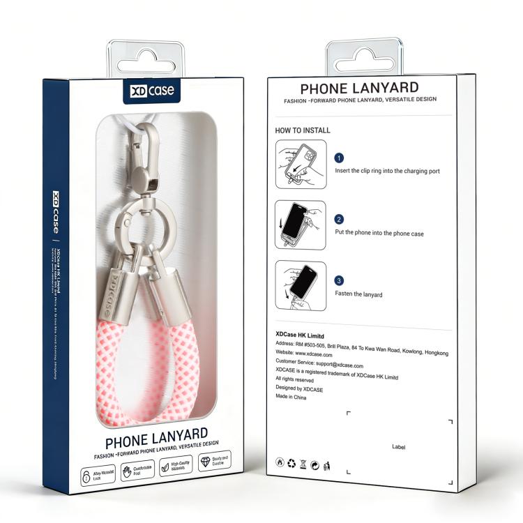XDcase Cordão de pulso anti-perda para telemóvel com fivela metálica e junta, comprimento: 10,6 cm