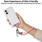 XDcase Cordão de pulso anti-perda para telemóvel com fivela metálica e junta, comprimento: 18,9 cm