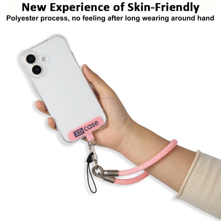XDcase Cordão de pulso anti-perda para telemóvel com fivela metálica e junta, comprimento: 18,9 cm