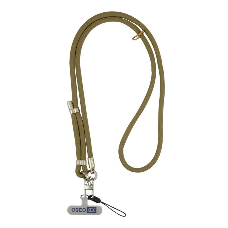 XDcase Cordão anti-perda para telemóvel com fivela metálica e junta, comprimento ajustável: 41-77 cm