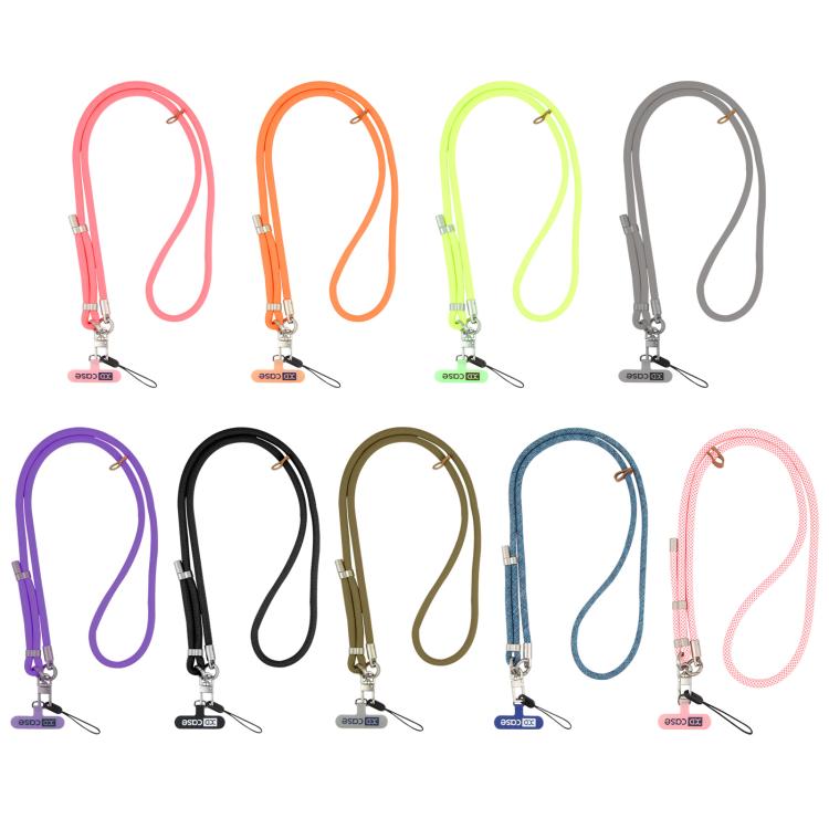 XDcase Cordão anti-perda para telemóvel com fivela metálica e junta, comprimento ajustável: 41-77 cm