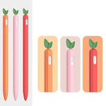 Capa de Silicone Antiderrapante XDcase Frutas & Legumes para Caneta Stylus, Para Apple Pencil Pro / 2