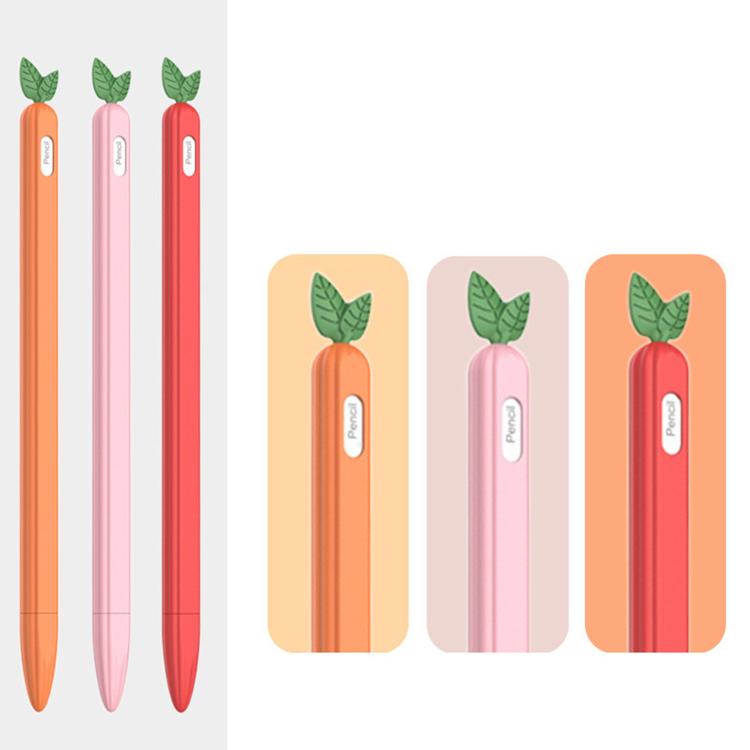 Capa de Silicone Antiderrapante XDcase Frutas & Legumes para Caneta Stylus, Para Apple Pencil Pro / 2