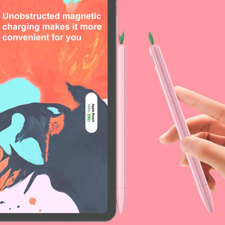 Capa de Silicone Antiderrapante XDcase Frutas & Legumes para Caneta Stylus, Para Apple Pencil Pro / 2