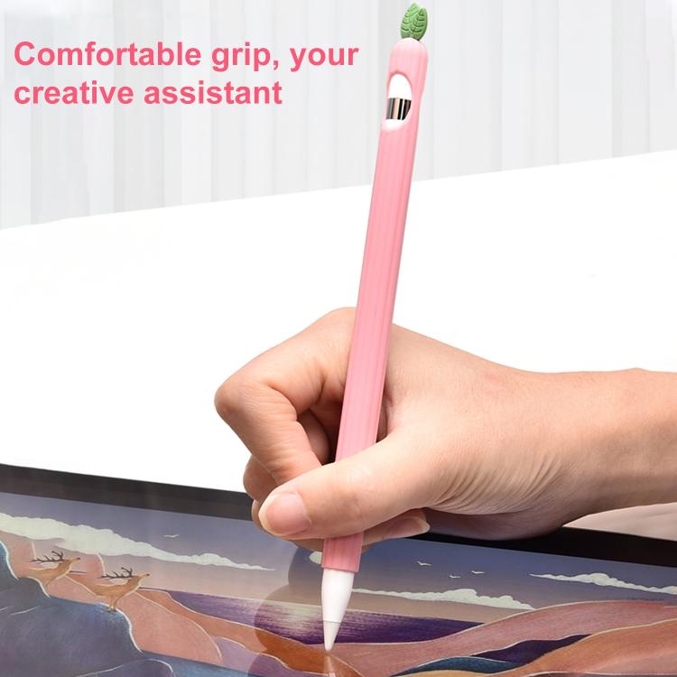 Capa de Silicone Antiderrapante XDcase Frutas & Legumes para Caneta Stylus, Para Apple Pencil Pro / 2