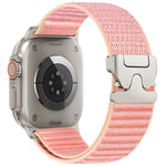Pulseira de relógio em nylon com padrão de montanha e fivela para paraquedas xDfind, para Apple Watch 42 / 44 / 45 / 46 / 49mm, para Apple Watch 38 / 40 / 41 / S10 42mm