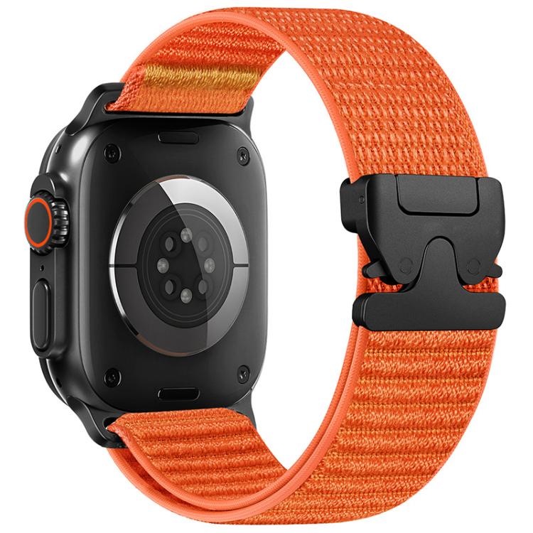 Pulseira de relógio em nylon com padrão de montanha e fivela para paraquedas xDfind, para Apple Watch 42 / 44 / 45 / 46 / 49mm, para Apple Watch 38 / 40 / 41 / S10 42mm