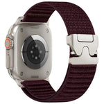 Pulseira de relógio em nylon com padrão de montanha e fivela para paraquedas xDfind, para Apple Watch 42 / 44 / 45 / 46 / 49mm, para Apple Watch 38 / 40 / 41 / S10 42mm