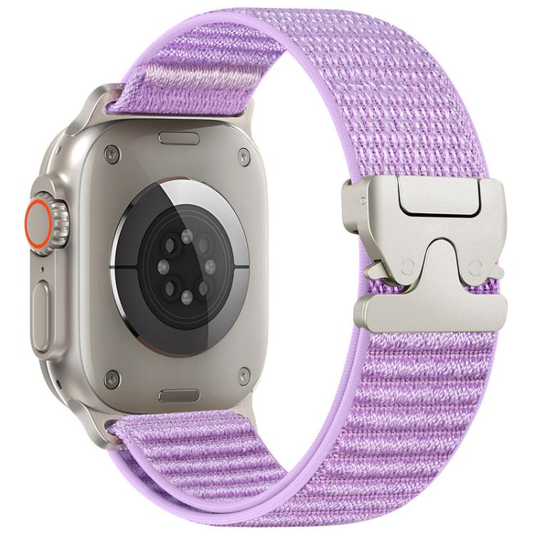 Pulseira de relógio em nylon com padrão de montanha e fivela para paraquedas xDfind, para Apple Watch 42 / 44 / 45 / 46 / 49mm, para Apple Watch 38 / 40 / 41 / S10 42mm