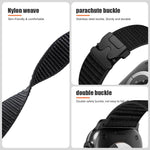 Pulseira de relógio em nylon com padrão de montanha e fivela para paraquedas xDfind, para Apple Watch 42 / 44 / 45 / 46 / 49mm, para Apple Watch 38 / 40 / 41 / S10 42mm