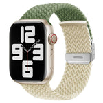 Pulseira de relógio em nylon trançado com costura e fecho de fivela xDfind, para Apple Watch 42 / 44 / 45 / 46 / 49mm, para Apple Watch 38 / 40 / 41 / S10 42mm