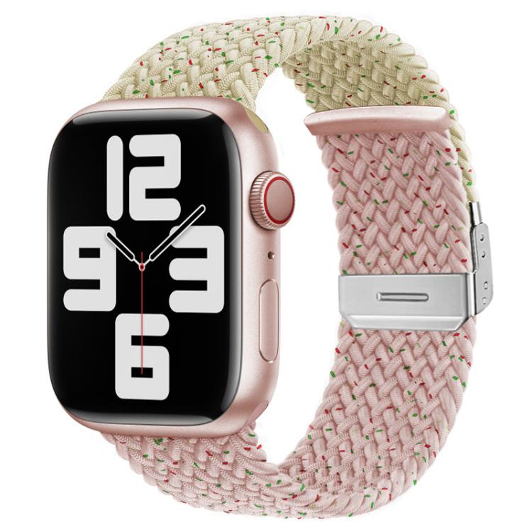 Pulseira de relógio em nylon trançado com costura e fecho de fivela xDfind, para Apple Watch 42 / 44 / 45 / 46 / 49mm, para Apple Watch 38 / 40 / 41 / S10 42mm
