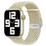 Pulseira de relógio em nylon trançado com costura e fecho de fivela xDfind, para Apple Watch 42 / 44 / 45 / 46 / 49mm, para Apple Watch 38 / 40 / 41 / S10 42mm