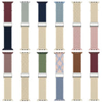 Pulseira de relógio em nylon trançado com costura e fecho de fivela xDfind, para Apple Watch 42 / 44 / 45 / 46 / 49mm, para Apple Watch 38 / 40 / 41 / S10 42mm