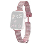 Pulseira de Relógio em Aço Inoxidável com Fecho Magnético xDfind Wheat Ear, Para Apple Watch 42 / 44 / 45 / 46 / 49mm, Para Apple Watch 38 / 40 / 41 / S10 42mm