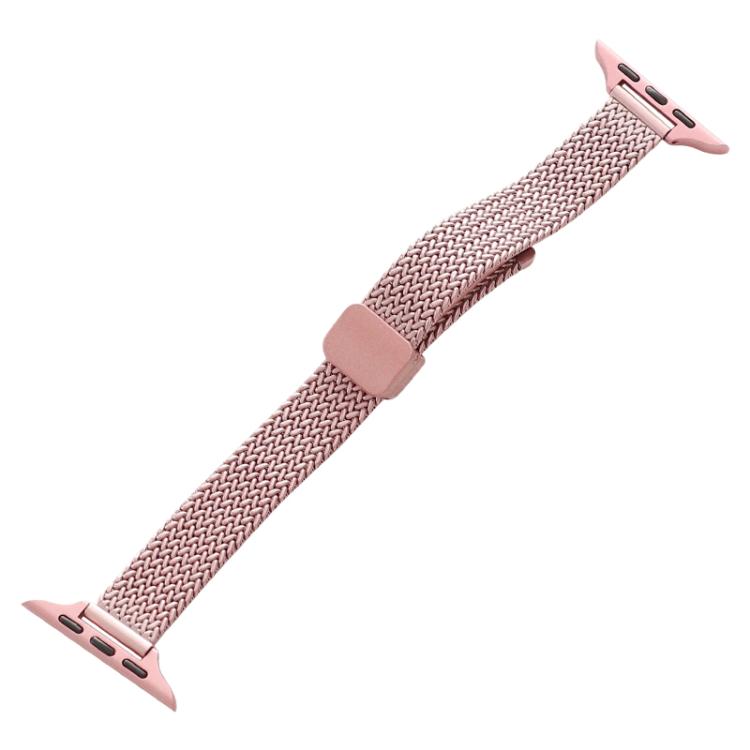 Pulseira de Relógio em Aço Inoxidável com Fecho Magnético xDfind Wheat Ear, Para Apple Watch 42 / 44 / 45 / 46 / 49mm, Para Apple Watch 38 / 40 / 41 / S10 42mm