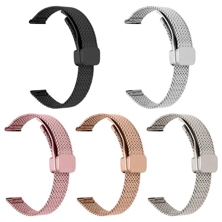 Pulseira de Relógio em Aço Inoxidável com Fecho Magnético xDfind Wheat Ear, Para Apple Watch 42 / 44 / 45 / 46 / 49mm, Para Apple Watch 38 / 40 / 41 / S10 42mm
