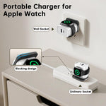 Carregador multifuncional XL-16 3 em 1 20W USB + Type-C para Apple Watch com função de carregamento sem fios, ficha: ficha US