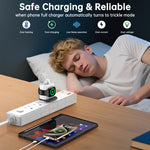 Carregador multifuncional XL-16 3 em 1 20W USB + Type-C para Apple Watch com função de carregamento sem fios, ficha: ficha US