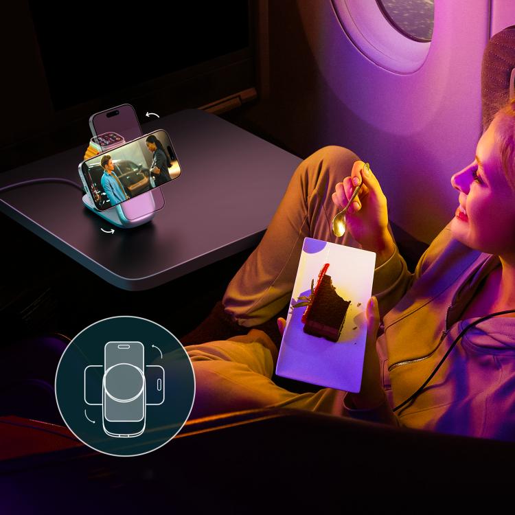 W72Q 20W 3 in 1 Multifunctional Magnetic Wireless Charger