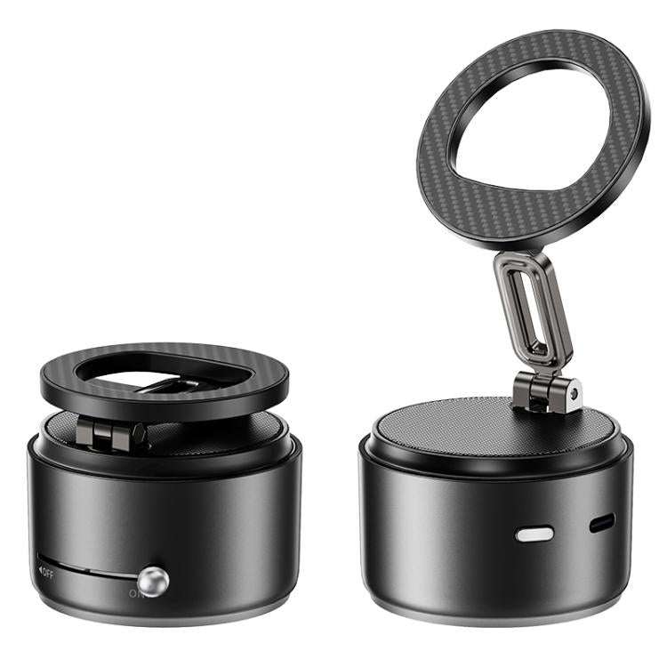 Coluna Bluetooth com Suporte Magnético Multifuncional para Telemóvel A5, A5 (Preto), A5 (Azul Escuro)