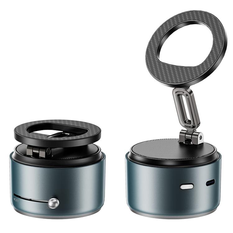Coluna Bluetooth com Suporte Magnético Multifuncional para Telemóvel A5, A5 (Preto), A5 (Azul Escuro)