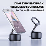 Coluna Bluetooth com Suporte Magnético Multifuncional para Telemóvel A5, A5 (Preto), A5 (Azul Escuro)