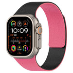 Pulseira de Relógio em Silicone Magnético com Textura Litchi e Blocos de Cor xDfind, Para Apple Watch 42 / 44 / 45 / 46 / 49mm, Para Apple Watch 38 / 40 / 41 / S11 42mm