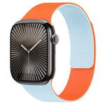 Pulseira de Relógio em Silicone Magnético com Textura Litchi e Blocos de Cor xDfind, Para Apple Watch 42 / 44 / 45 / 46 / 49mm, Para Apple Watch 38 / 40 / 41 / S11 42mm