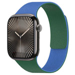Pulseira de Relógio em Silicone Magnético com Textura Litchi e Blocos de Cor xDfind, Para Apple Watch 42 / 44 / 45 / 46 / 49mm, Para Apple Watch 38 / 40 / 41 / S11 42mm