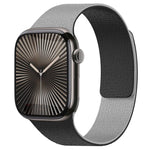 Pulseira de Relógio em Silicone Magnético com Textura Litchi e Blocos de Cor xDfind, Para Apple Watch 42 / 44 / 45 / 46 / 49mm, Para Apple Watch 38 / 40 / 41 / S11 42mm